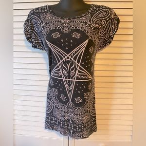 Killstar bandana mini bodycon dress size xs/s